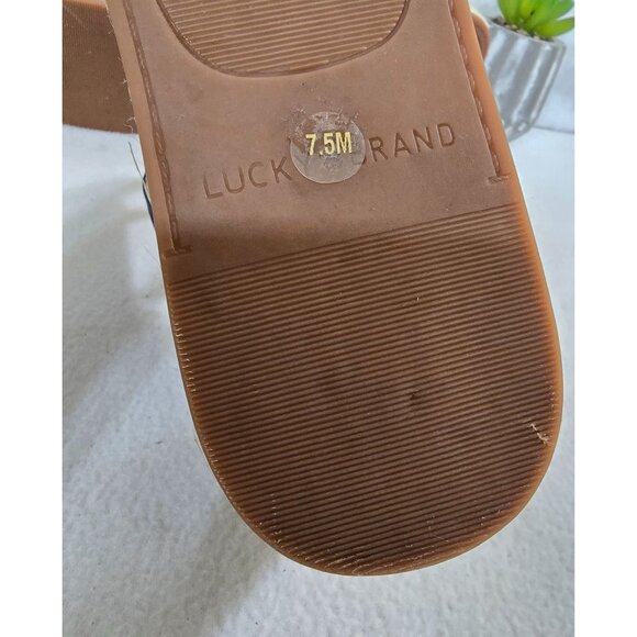 Lucky Brand Valki Navy Blue Espadrille Ankle Strap Sandal Size 7.5 M - Picture 10 of 12